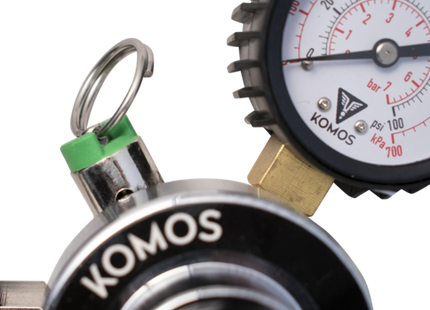 KOMOS® Premium Dual Body CO2 Regulator