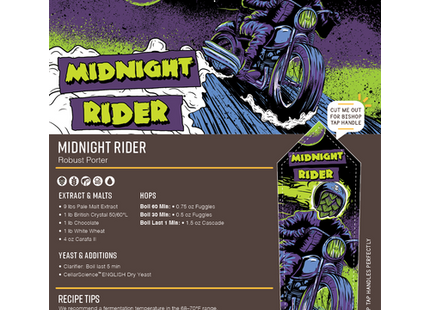 Midnight Rider Robust Porter - Extract Beer Brewing Kit