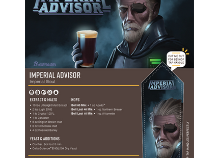 Imperial Advisor Imperial Stout - Extract Beer Brewing Kit