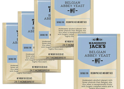 Mangrove Jack's CS Yeast M47 Belgian Abbey 10g - Pack of 5