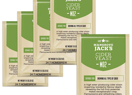 Mangrove Jack's Yeast Cider M02 10g - Pack of 5