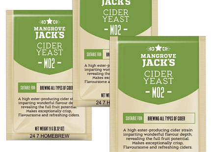 Mangrove Jack's Yeast Cider M02 10g - Pack of 3