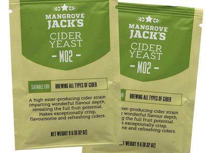 Mangrove Jack's Yeast Cider M02 10g - Pack of 2