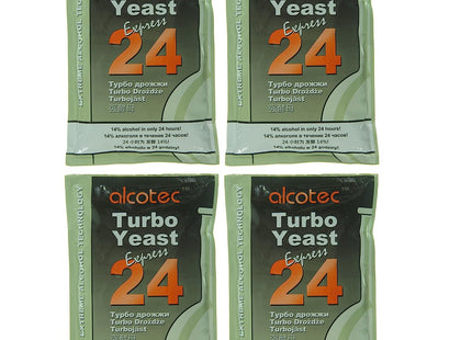 Alcotec Turbo Yeast Express 24 - Pack of 6