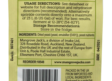 Mangrove Jack's Yeast Cider M02 10g - Pack of 3