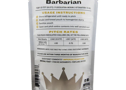 Imperial Yeast A04 Barbarian