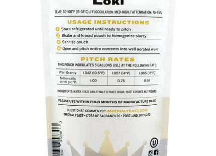 Imperial Yeast A43 Loki