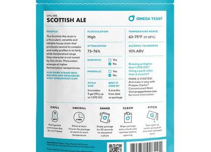 Omega Yeast OYL-015 Scottish Ale