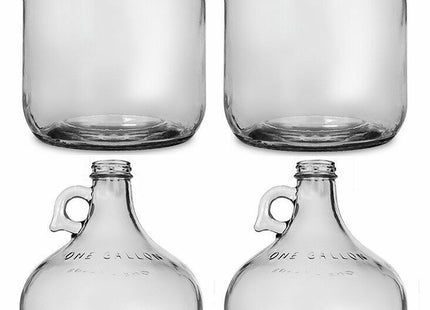 1 Gallon Clear Glass Jug - Pack of 4