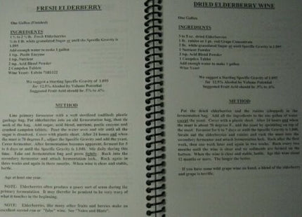 Mary's Recipes - Wine Making Recipe Book